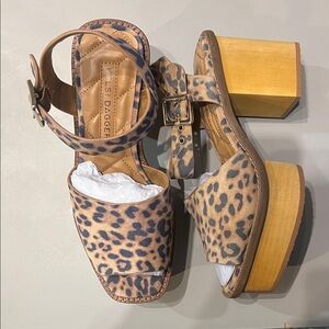 Kelsi Dagger Leopard Print Women's Sandals